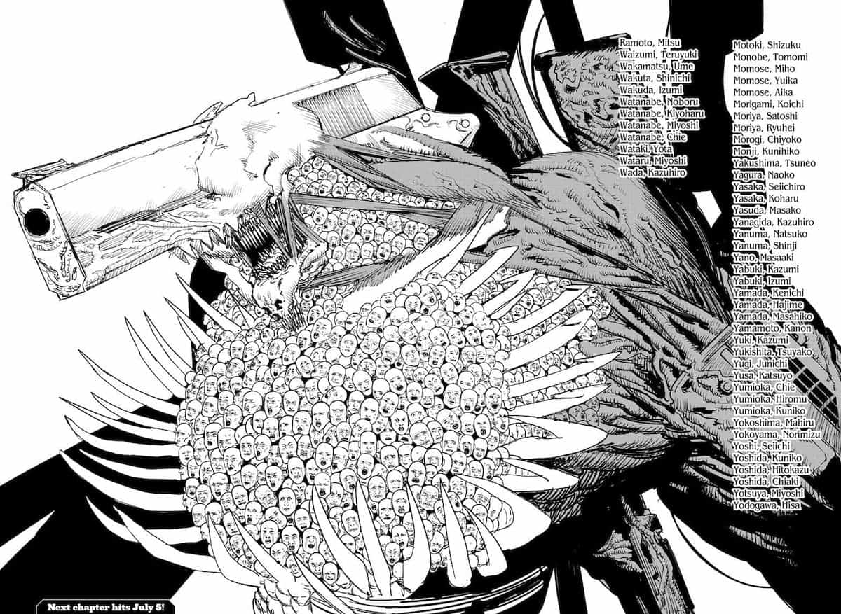 List of Chainsaw Man Manga Chapters 