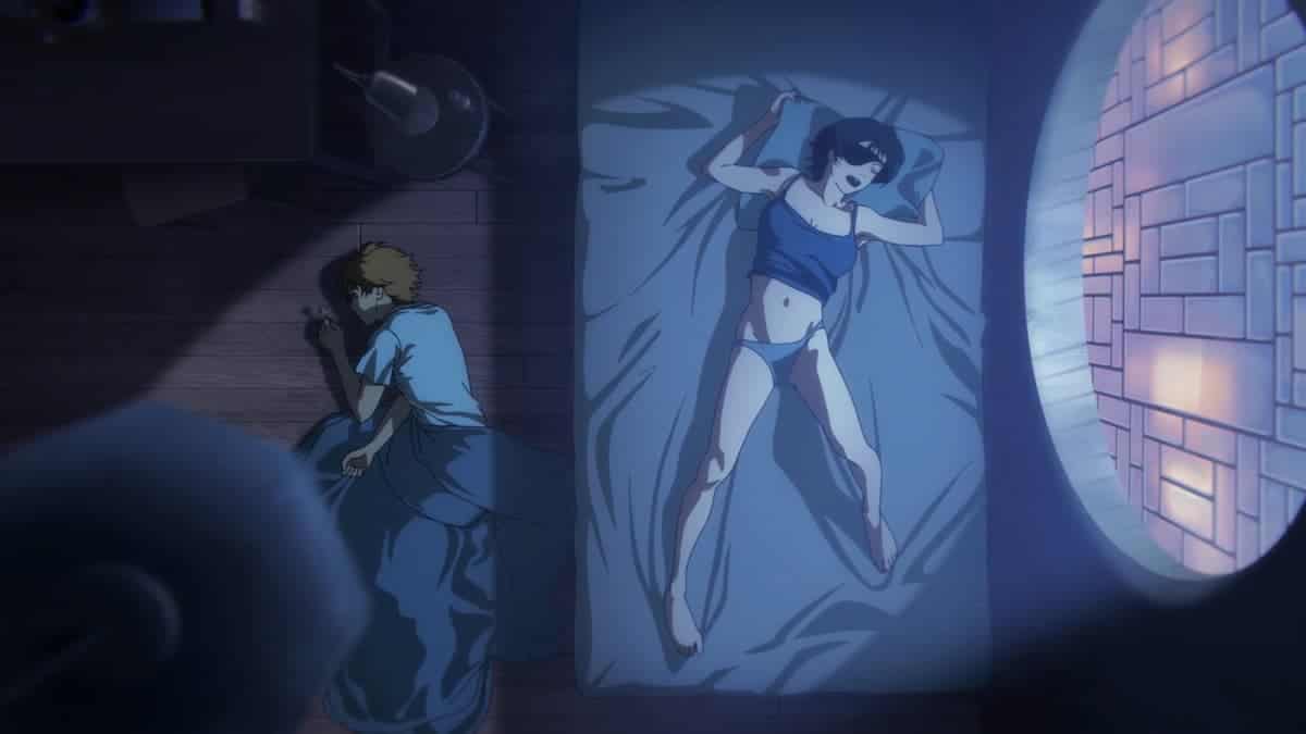 who does denji sleep with in chainsaw man