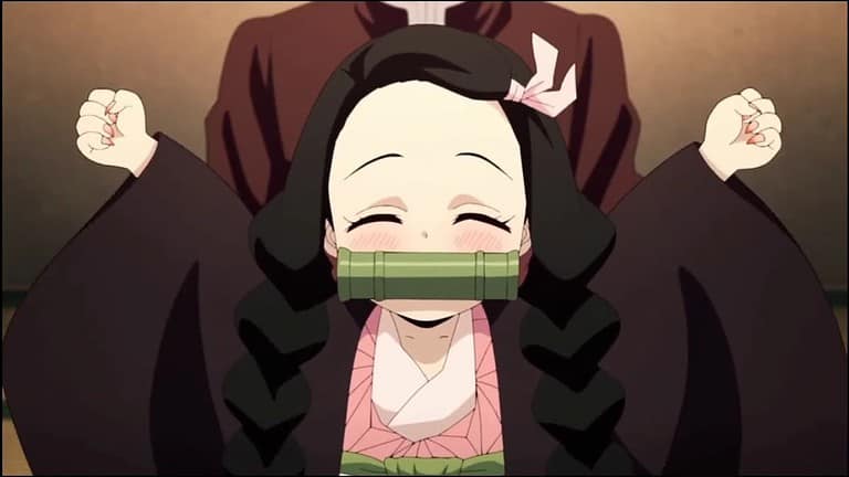 Why Is Nezuko Biting Bamboo In Demon Slayer Animeshinbun